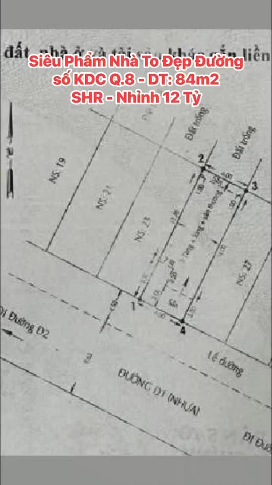 Nhà Riêng KDC Quận 8 84m² Nhỉnh 12 Tỷ - Ô Tô Vào Tận Nhà!