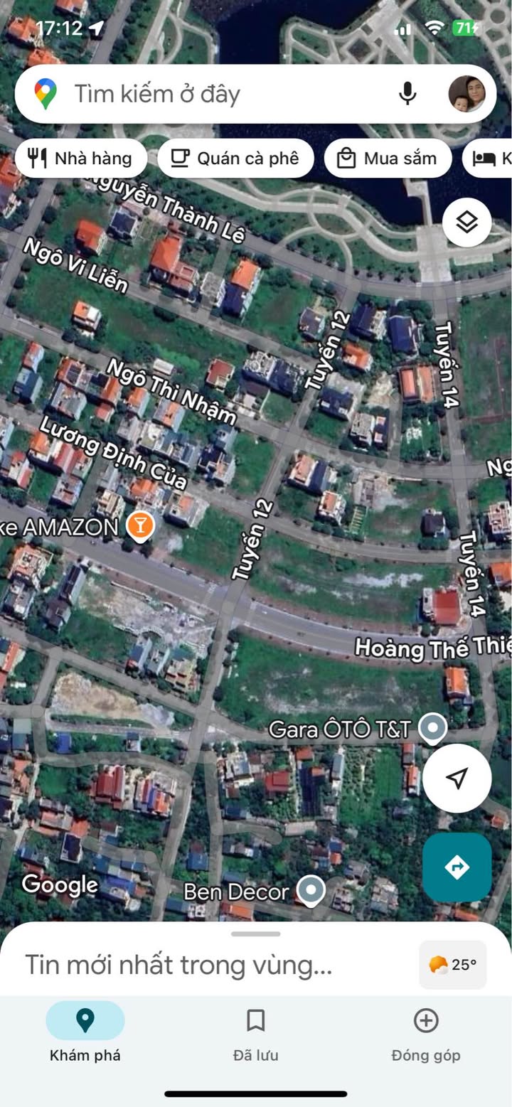 Đất nền Sổ Đỏ Phủ Lý - Mặt đường Lương Đình Của 84m², Hướng Bắc