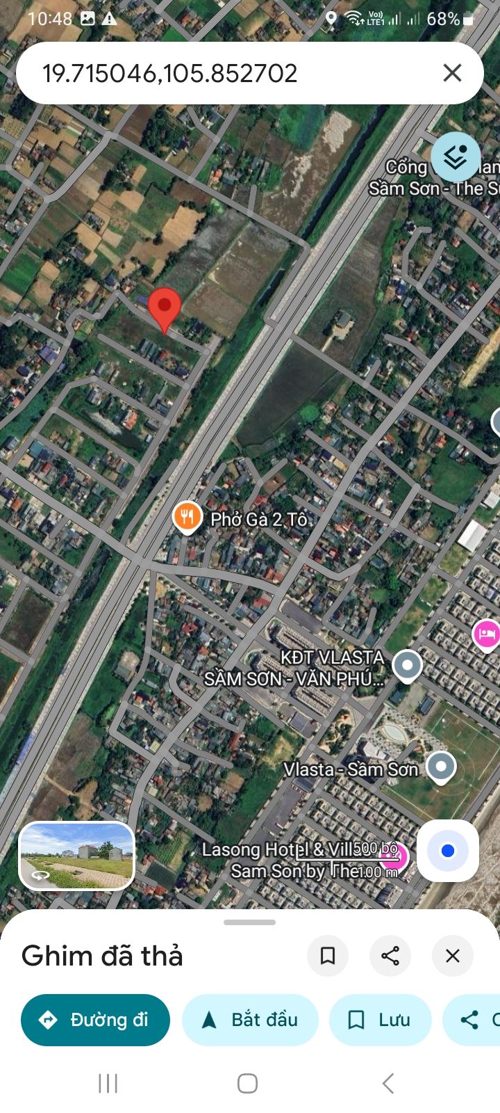 Đất nền TDC Quảng Hùng - 110m² liền kề Vlasta, chỉ 1.43 tỷ