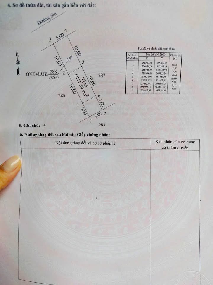 Đất nền 125m² Trần Văn Trà, Tây Ninh – Sổ đỏ chính chủ, 300 triệu!