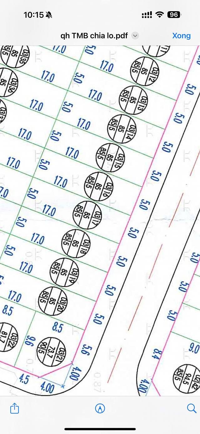 Đất Nền Mặt Đường Lương Thế Vinh, Nam Định - 85m² - Hướng Bắc