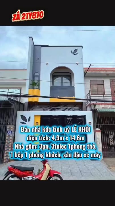 Nhà Phố Rạch Giá 71m² Mặt Tiền Lê Khôi – Kinh Doanh Đắc Địa!