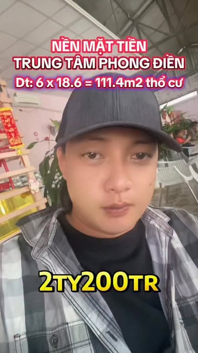 Đất nền Phong Điền 111.4m² - Sổ đỏ chính chủ, đường 27m