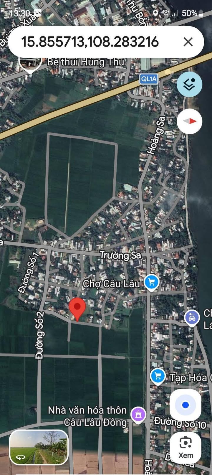 Đất Nền Duy Phước 130m² - 500 Triệu, View Lúa Tuyệt Đẹp Sát Hội An