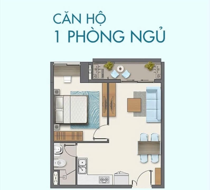 Căn hộ Q7 Boulevard Quận 7 50m² giá 2.95 tỷ - Bàn giao ngay!