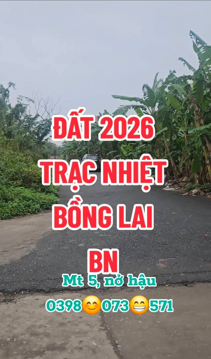 Đất nền Trạc Nhiệt, Quế Võ 70m² – Tiềm năng tăng giá mạnh!