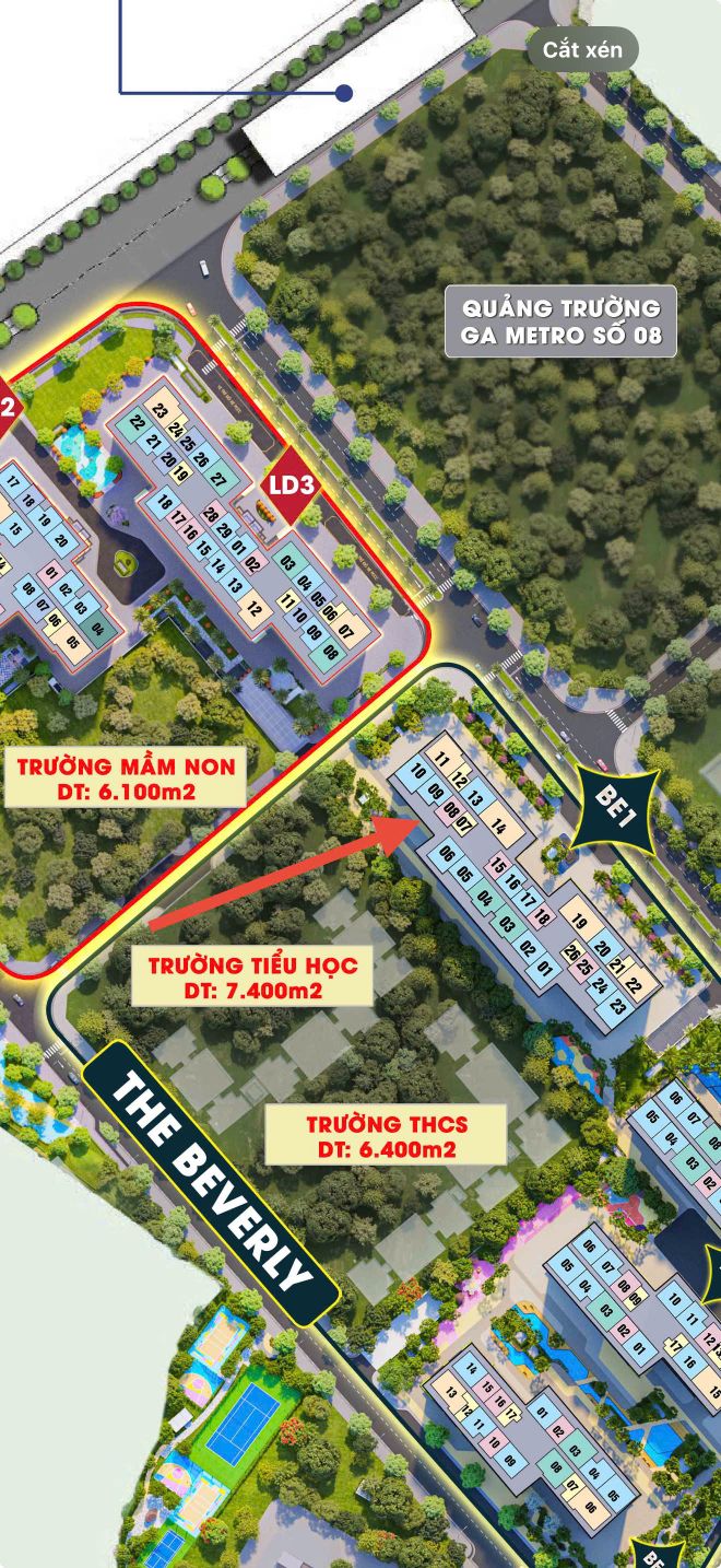 Căn hộ 48.5m² Vinhomes Ocean Park - Giá tốt, View nội khu