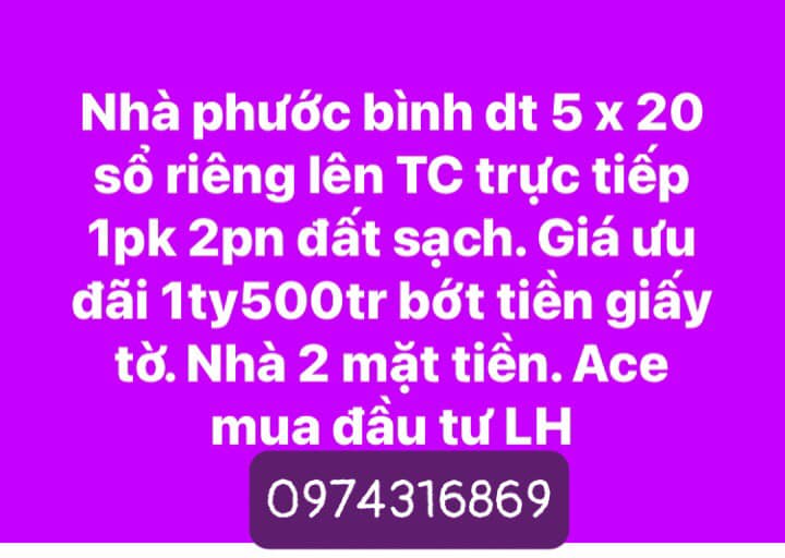 Nhà riêng Bà Rịa 100m² - Giá tốt hiếm có, 2 mặt tiền
