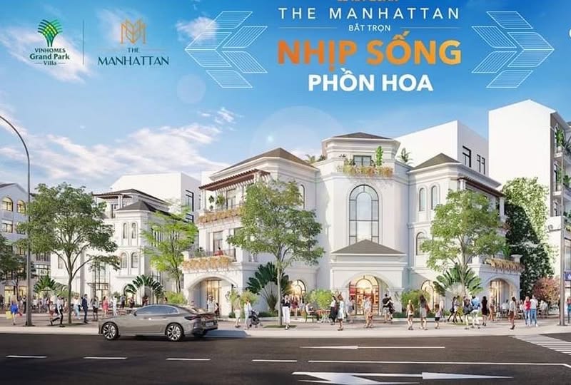 Cho thuê Nhà phố, Biệt thự Vinhomes Grand Park đa dạng DT, giá tốt