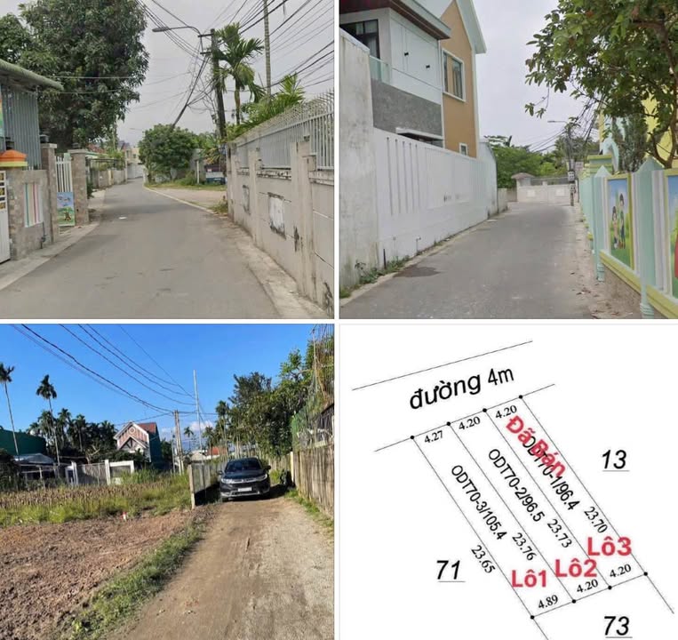 Đất nền Hẻm 522 Nguyễn Công Phương, Quảng Ngãi 100m² Sổ đỏ chính chủ