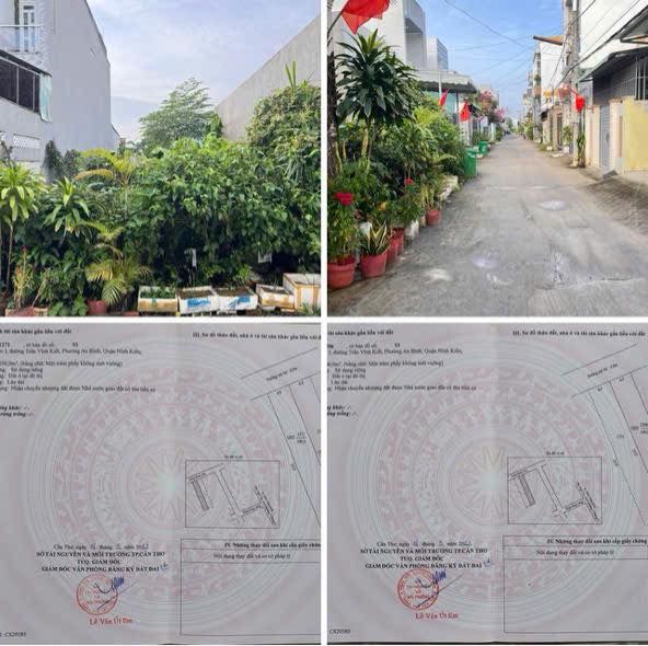 Bán Cặp Nền 200m² Full Thổ Cư Hẻm 6 Trần Vĩnh Kiết, Ninh Kiều