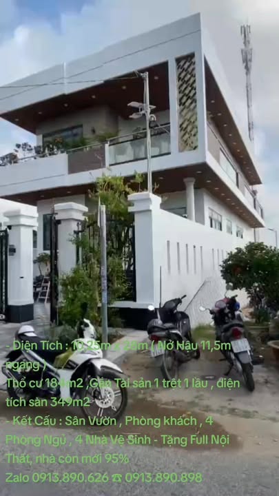 Nhà Vườn Trần Hưng Đạo Sóc Trăng 184m² - Full Nội Thất Cao Cấp!