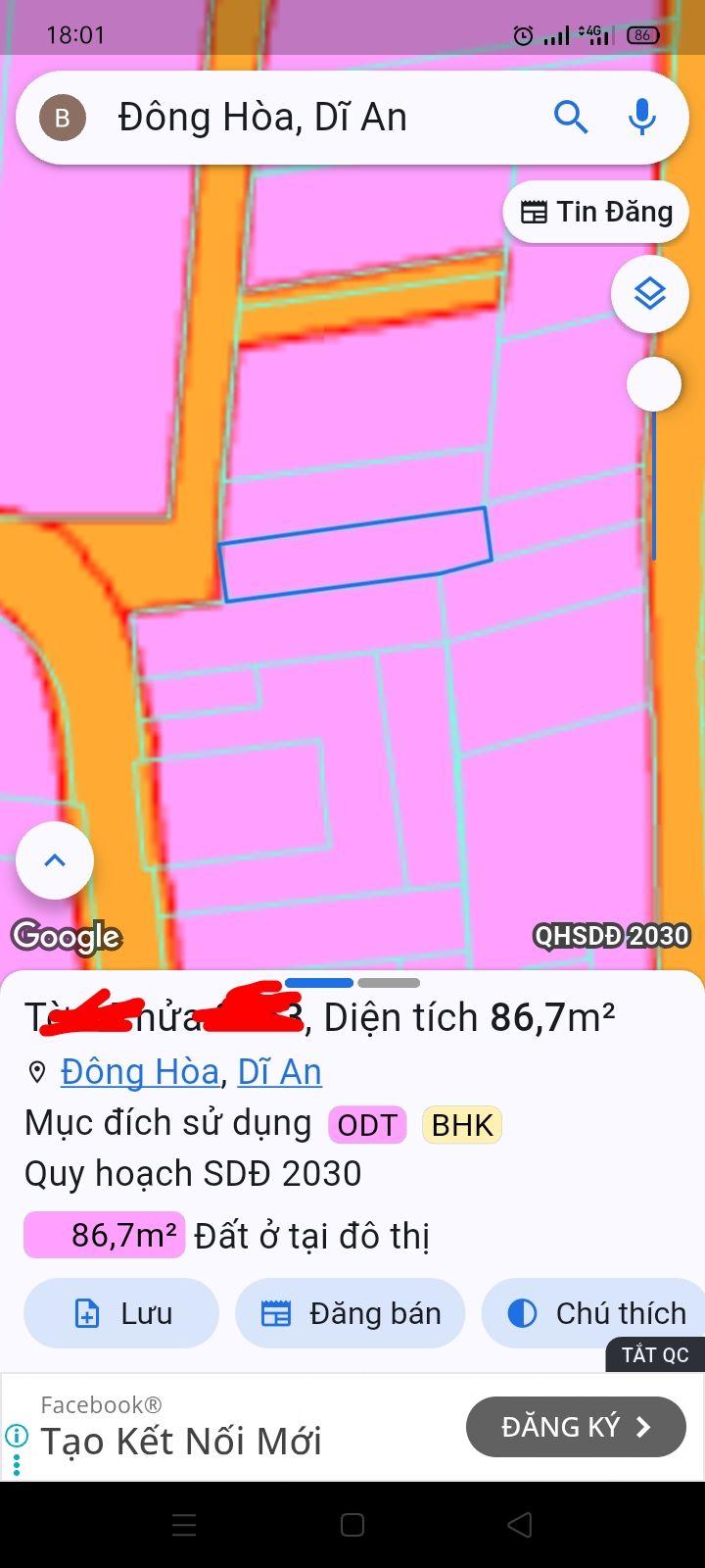 Bán nhà Dĩ An đường Nguyễn Bính 87m² giá 4.1 tỷ - Ô tô vào tận nhà