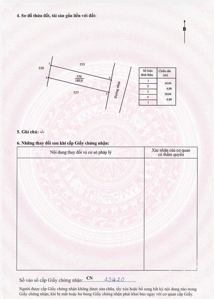 Đất Thổ Cư 180m² Phường Bến Thành, Quận 1 - Giá 670 Triệu