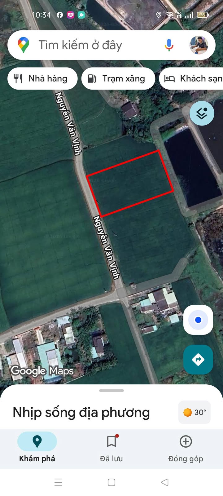 Đất nền Nguyễn Văn Vịnh, Tân Trụ 200m² - Thổ cư 100%, Sổ đỏ chính chủ!