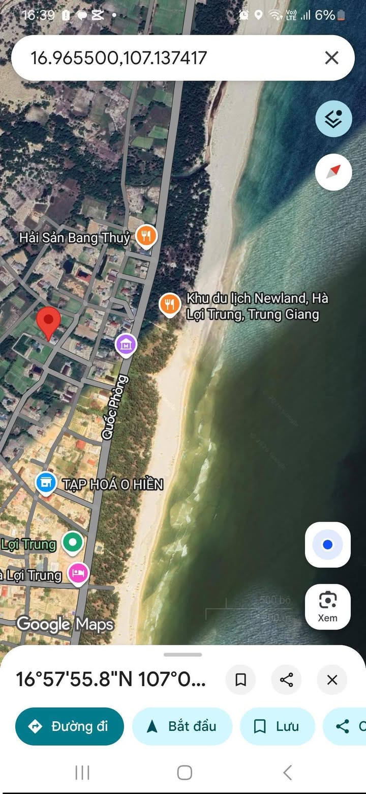 Đất Nền Trung Giang Quảng Trị - Sổ Đỏ Thổ Cư, Cách Biển 250m