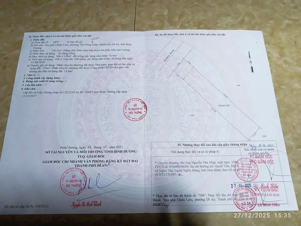 Đất Vàng Dĩ An 144m² - Kinh Doanh Đa Ngành, Gần DT 743