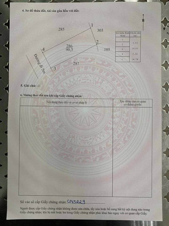 Bán đất Thủy Dương Huế 90m² giá 1.2 tỷ - Sổ hồng chính chủ!