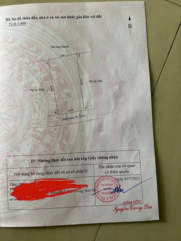 Đất nền TDP Dân Hạnh An Dương 90m² 900 triệu - Sổ đỏ chính chủ!