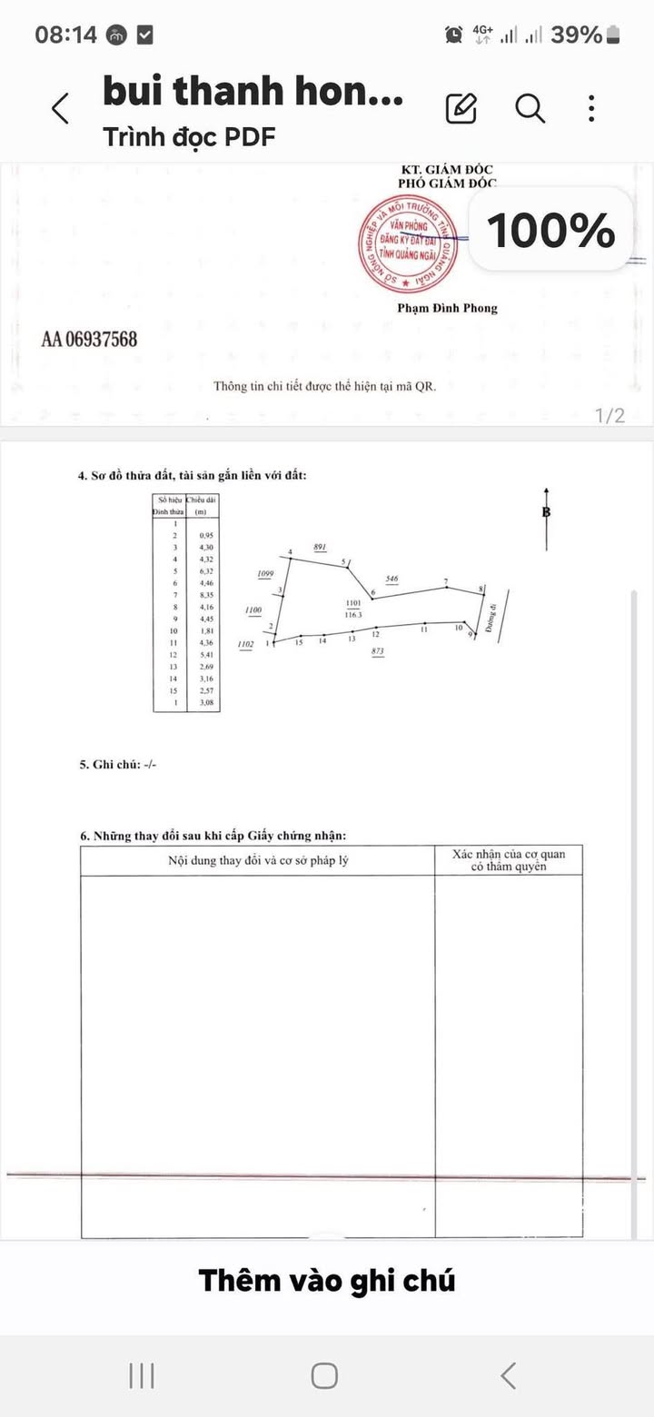 Đất Nền Đức Phổ, Quảng Ngãi 117m² - Tiềm năng tăng giá!