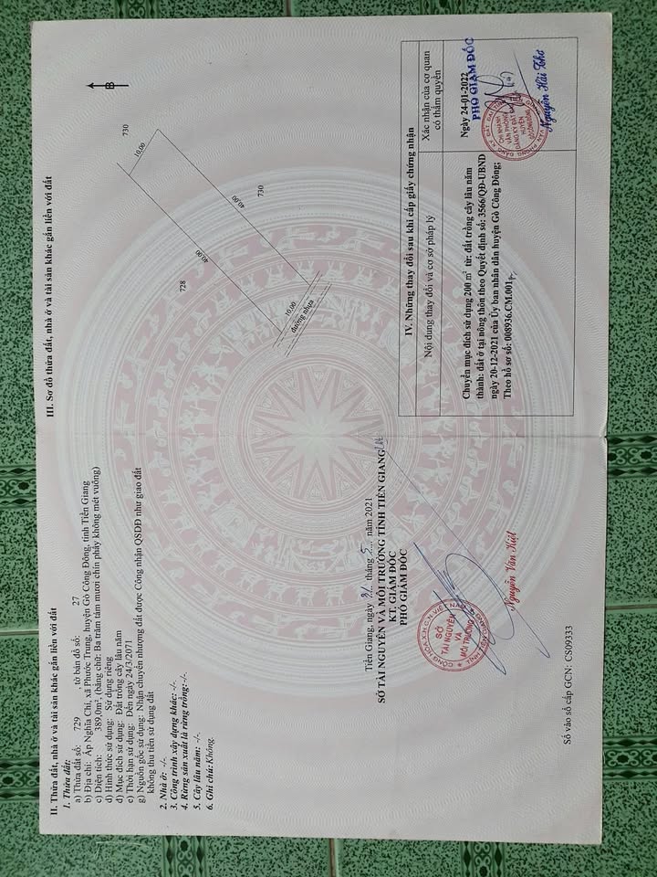 Đất nền Gò Công Đông 400m² giá 900 triệu - Sổ đỏ chính chủ!