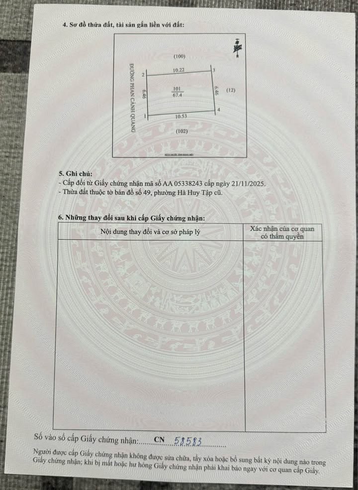 Đất Mặt Đường Phan Cảnh Quang, Vinh - Giá Từ 5 Tỷ, Tiềm Năng Tăng Giá!