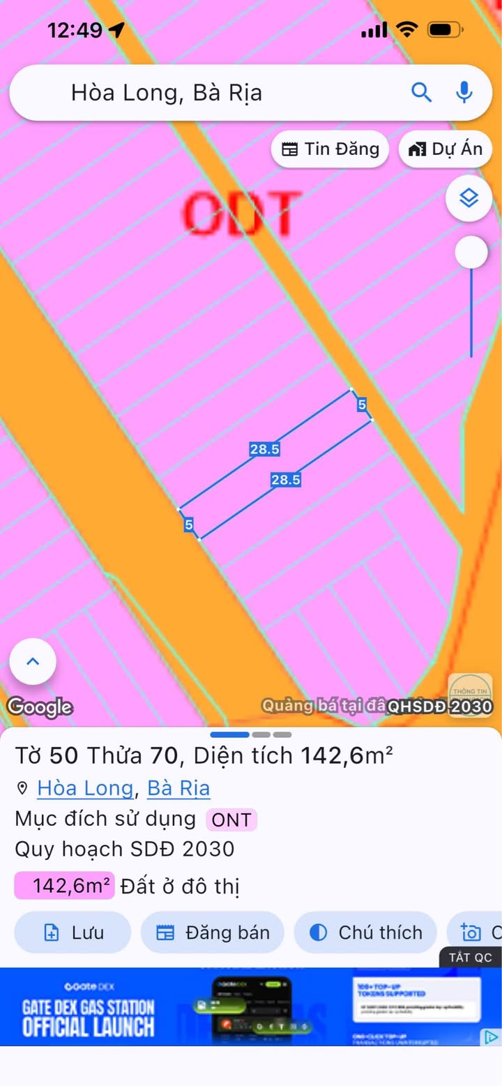 Đất nền Phường Tam Hiệp, Biên Hòa 142m² - Sổ đỏ chính chủ!