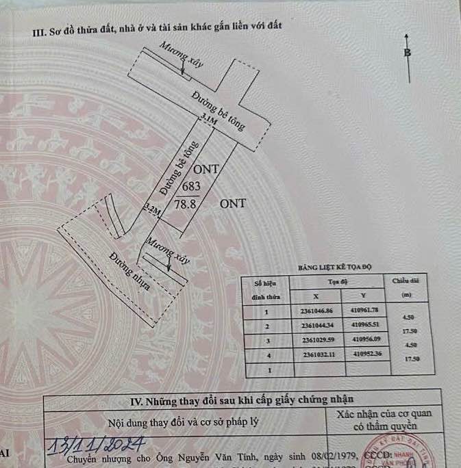 Đất nền Xã Tân Yên, Bắc Giang 78m² chỉ 1 tỷ - Pháp lý rõ ràng!