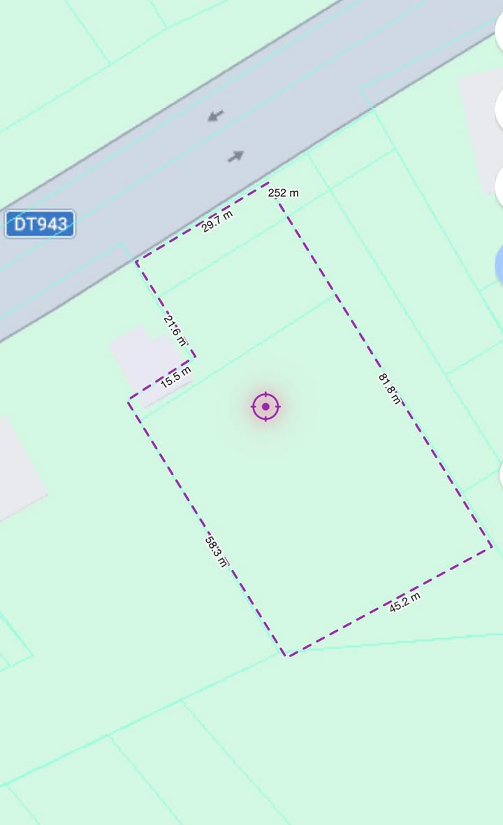 Đất nền 3600m² mặt tiền Tỉnh lộ 943, Thoại Sơn - Sẵn sàng làm kho xưởng