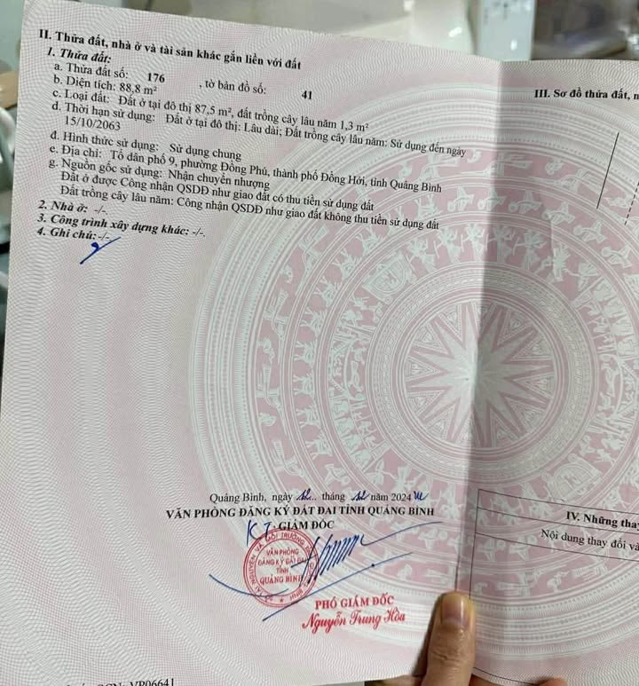 Mặt Tiền KD Hai Bà Trưng Đồng Hới 89m² - Giá Tốt 5.6 Tỷ