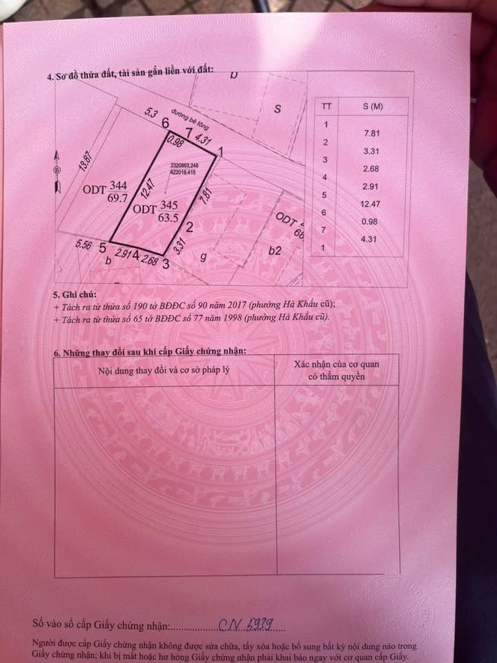 Đất nền Quang Hanh 63.5m² giá 1.x tỷ - Tiềm năng tăng giá vượt trội!