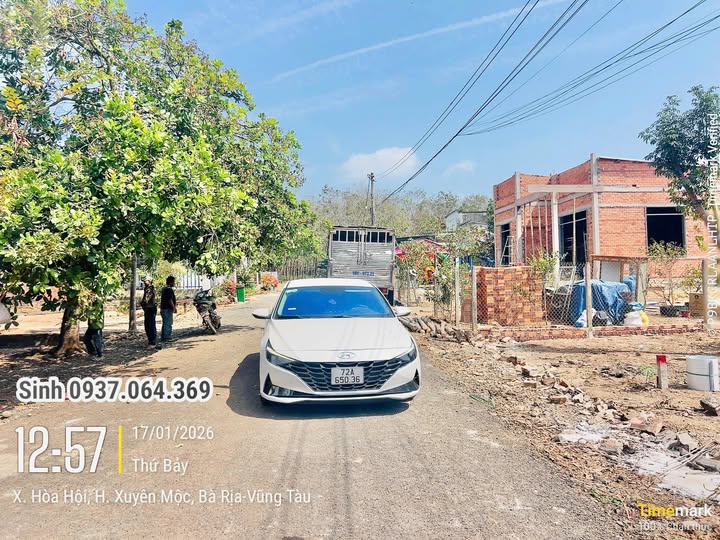 Đất thổ cư Hòa Hội Xuyên Mộc 185m² giá 7xx triệu - Sổ hồng sẵn!