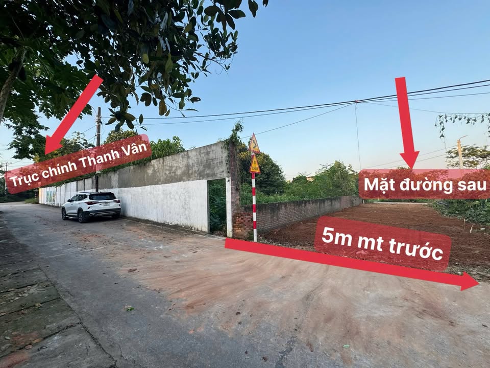 Đất nền Vĩnh Phúc 138m² - Sổ đỏ vuông vắn, đường ô tô tránh