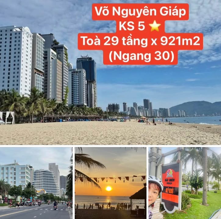 Khách sạn 5 Sao Mặt Biển Mỹ Khê, Đà Nẵng - 921m², Dòng Tiền 14 Tỷ/Tháng