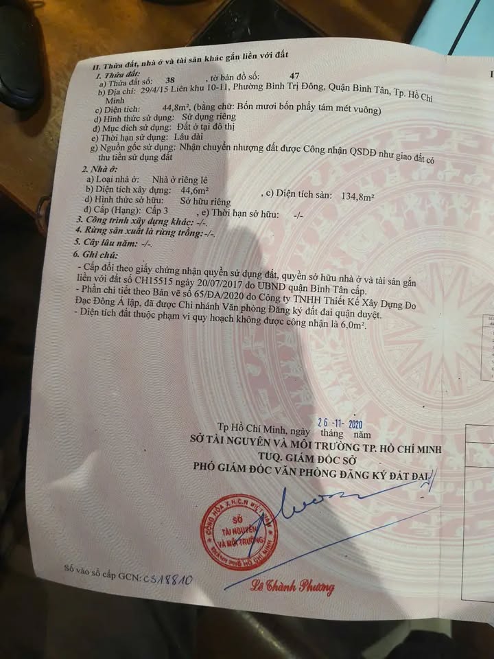 Nhà Riêng Quận Bình Tân 52m² - Ô tô vào tận nhà, giá 5.5 tỷ!