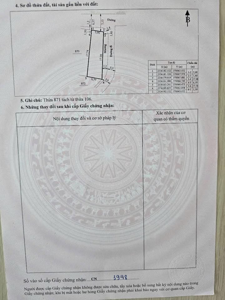 Đất nền Đức Chính, Đông Triều 108m² - Sổ hồng chính chủ