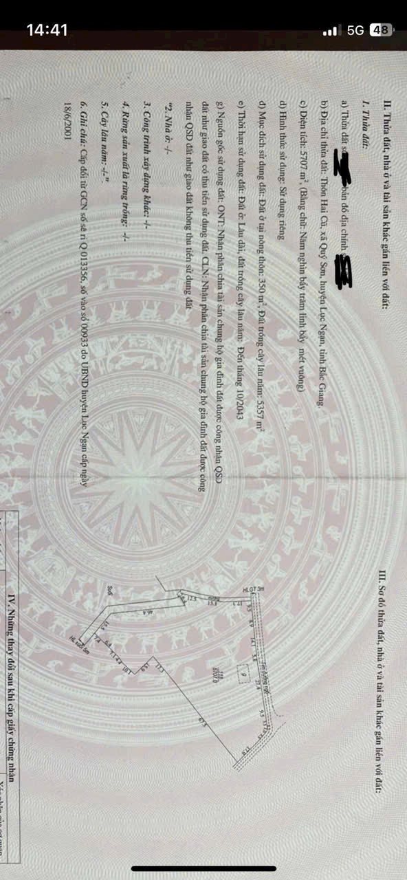 Bán đất vườn Phượng Sơn, Thị xã Chũ 5700m² - Nghỉ dưỡng lý tưởng!