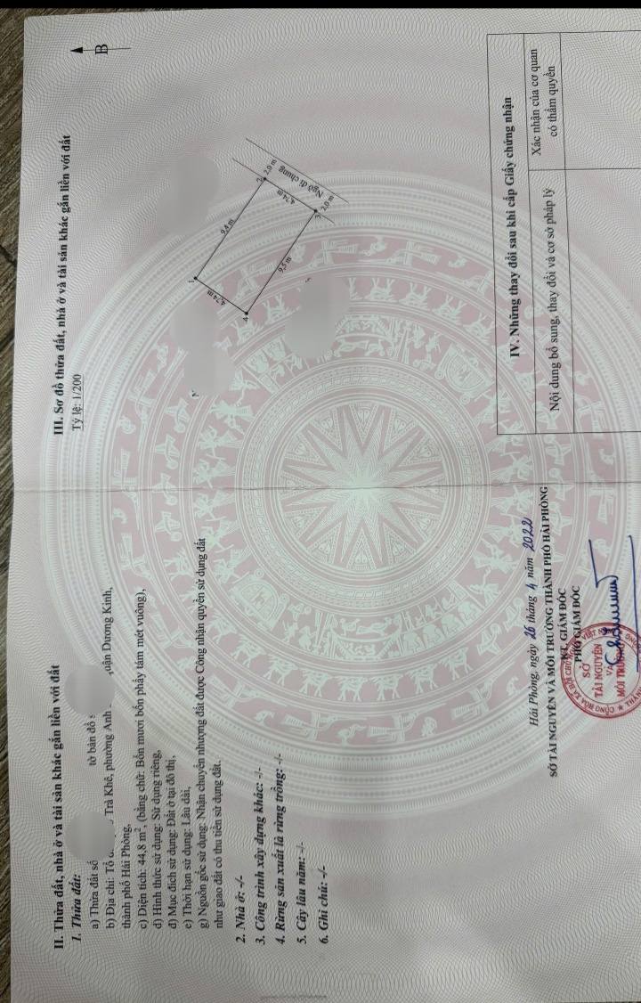 Đất Hưng Đạo, Kiến Thụy 44.8m² Sổ Đỏ - Giá Đầu Tư Hấp Dẫn