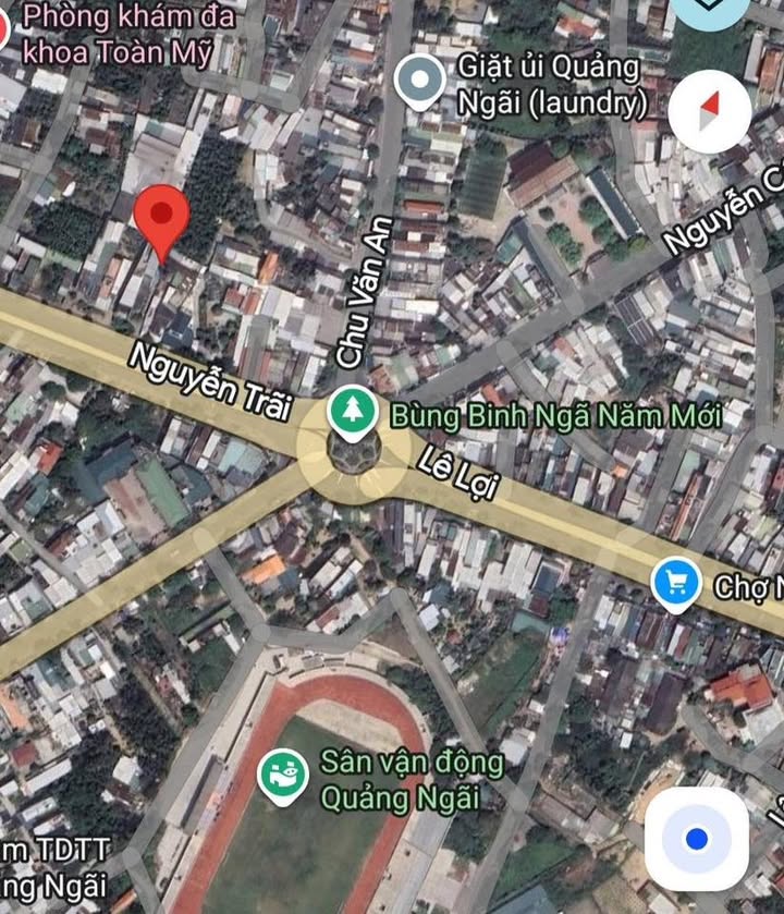 Đất nền 100m² Nguyễn Trãi, Quảng Ngãi - Sổ đỏ sẵn, giá 1.1 tỷ