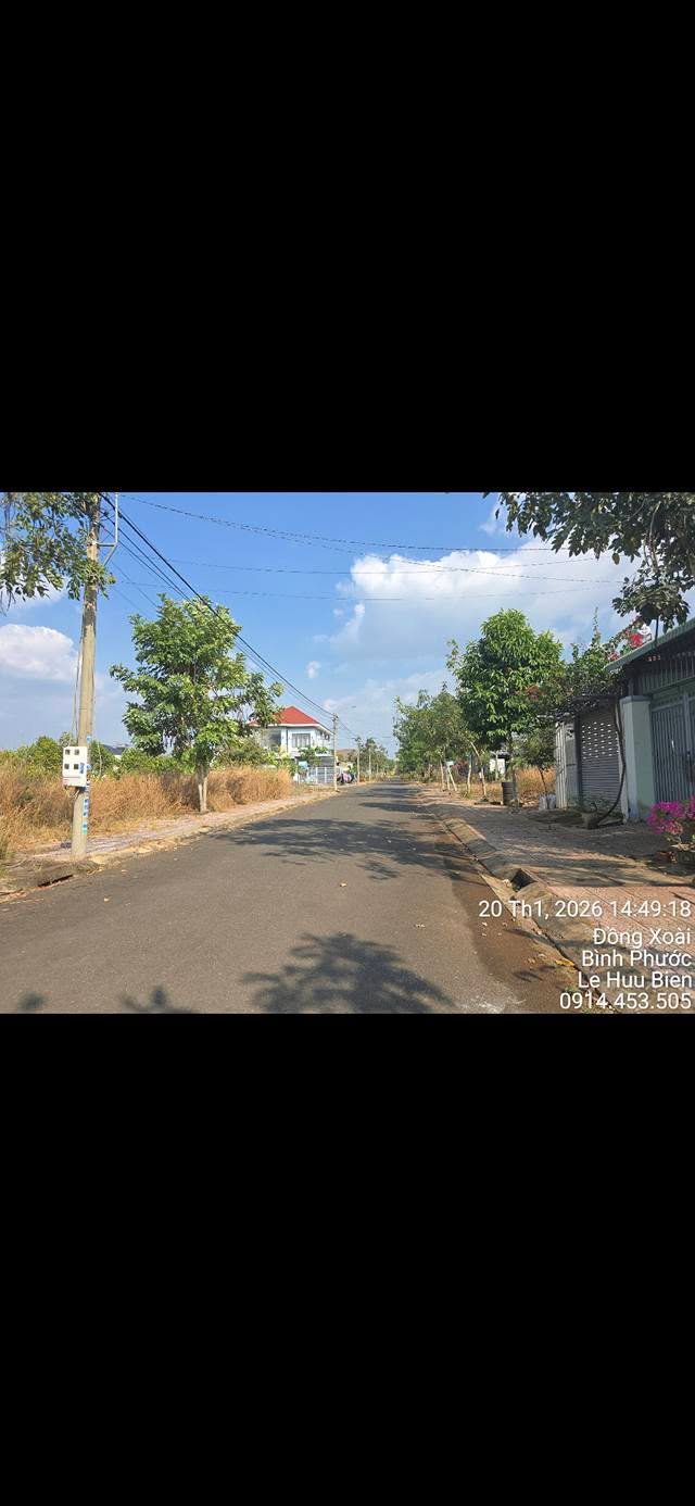 Bán Đất Nền Phường Tân Phú, Đồng Xoài - 230m² Sổ Hồng Riêng, Giá Chỉ 1.6 Tỷ