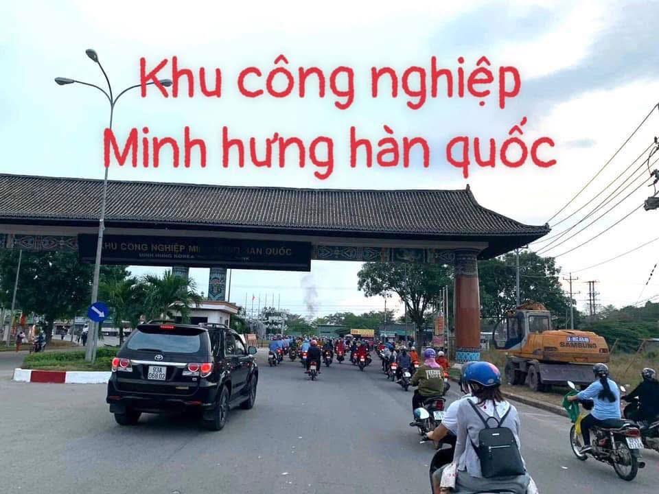 Bán Gấp Đất 1200m² Sổ Đỏ Ngay KCN Minh Hưng Hàn Quốc - Giá 1.6 Tỷ