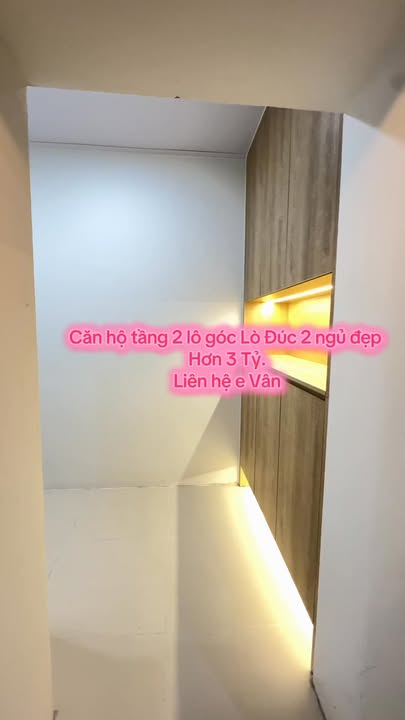 Chung cư 68m² Lò Đúc, Hai Bà Trưng - 2PN, Ban công Lô góc, Ô tô đỗ chân cầu thang - Giá Hơn 3 tỷ