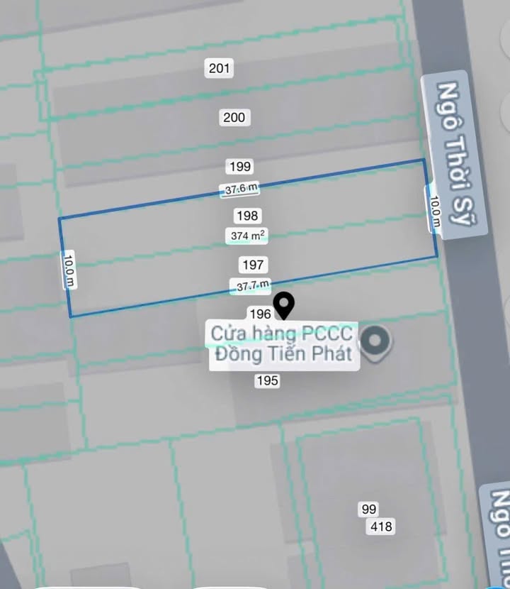 Cặp nền Ngô Thời Sĩ Long Xuyên 370m² - Tiềm năng tăng giá!