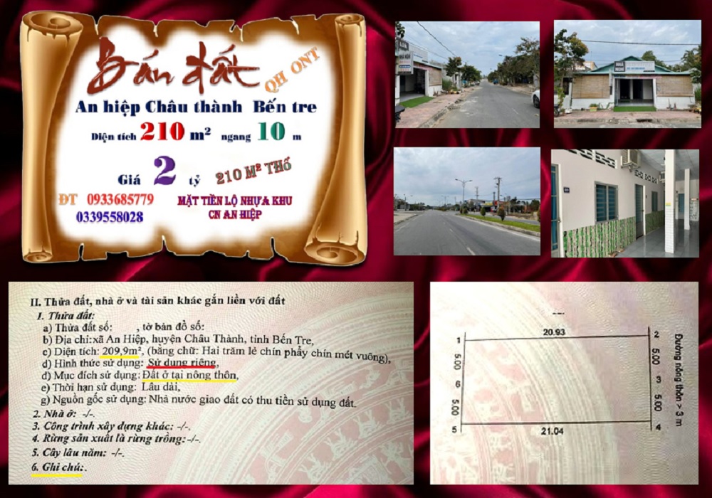 Bán Nhà Trọ KCN An Hiệp 210m² Giá 2 Tỷ - Vị Trí Đắc Địa!