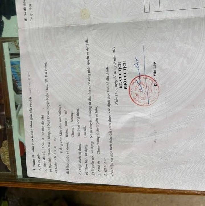 Đất Nền Tiềm Năng 100m² Trục 403, Kiến Thụy, Hải Phòng - Giá 1 Tỷ