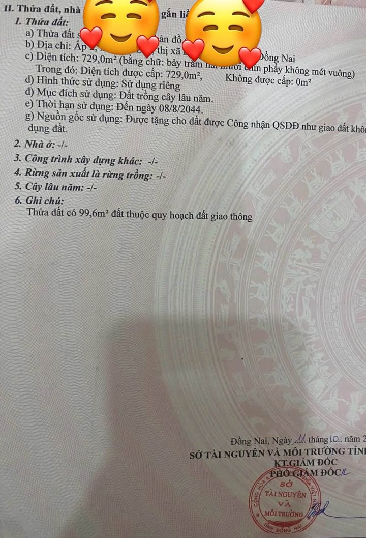 Đất mặt tiền Bình Lộc Long Khánh 715m² giá 2.1 tỷ - Sổ hồng sẵn