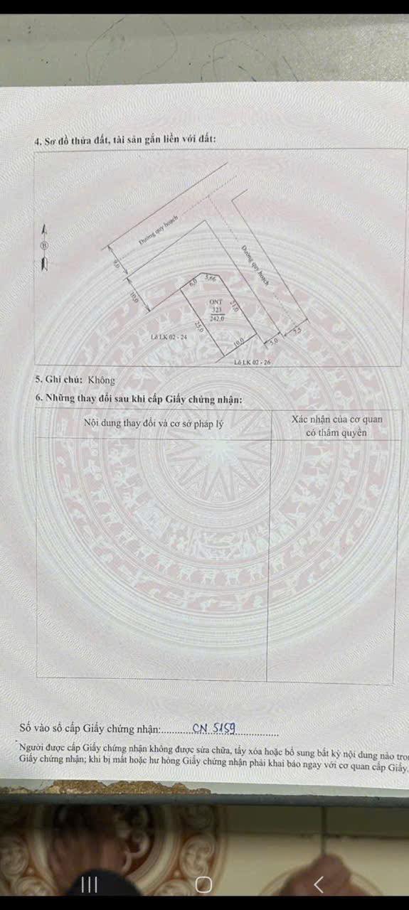 Đất nền Hoàng Giang, Nông Cống, Thanh Hóa - 250m² Sổ đỏ sẵn sàng giao dịch