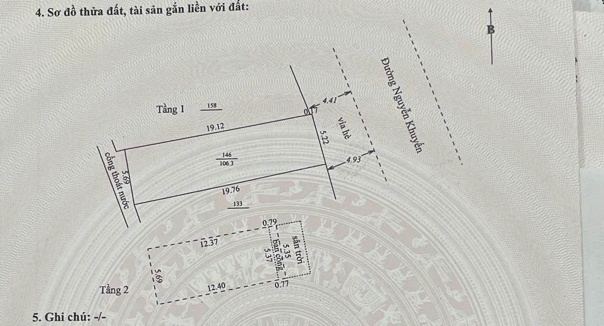 Bán nhà mặt tiền Nguyễn Khuyến Hải Châu 107m² - Vị trí kinh doanh đắc địa