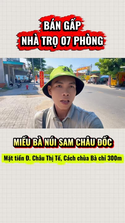 Cho thuê Mặt tiền Châu Thị Tế, An Giang - 141m² Kinh doanh lưu trú đỉnh cao