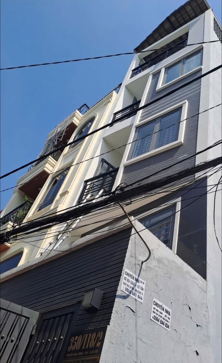 Nhà 5 Tầng Mặt Tiền Nguyễn Văn Lượng, Gò Vấp - 44m², 7.2 Tỷ, Sẵn Xe Hơi